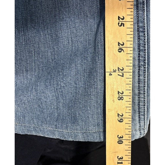 Lands End Jeans Flannel Lined Size 35 Traditional Fit Tapered Leg - Picture 7 of 9